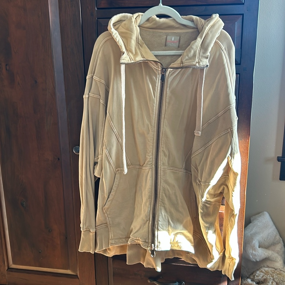 Free People movement zip up hoodie